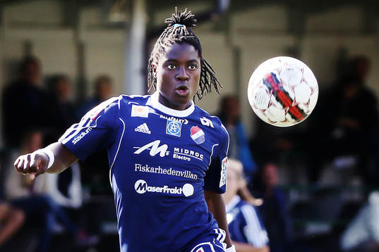 s Saga Ollerstam och Kvarnsvedens Tabita Chawinga i