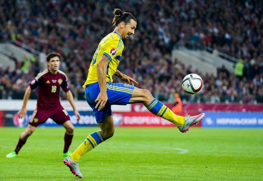 Sveriges Zlatan Ibrahimovic