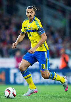 Sveriges Zlatan Ibrahimovic