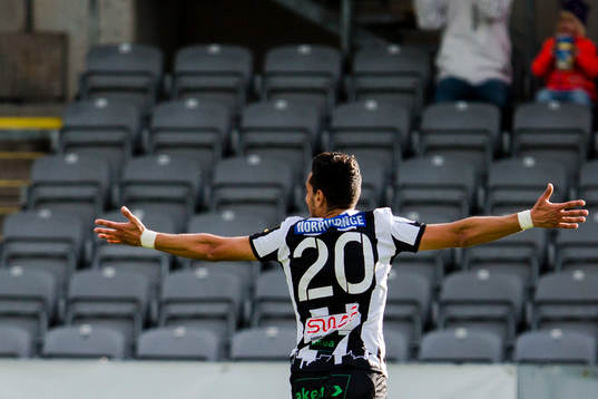 Landskronas Mohamed Ramadan firar sitt mål
