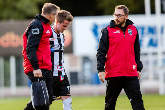 Landskronas Rasmus Alm går av planen