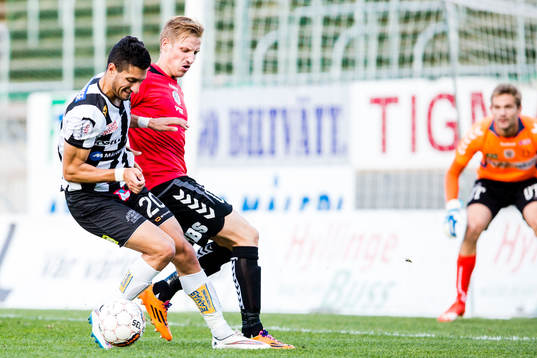 Landskronas Mohamed Ramadan och Oskarshamns Eric Persson i