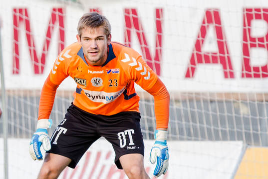 Oskarshamns målvakt Lucas Hägg Johansson