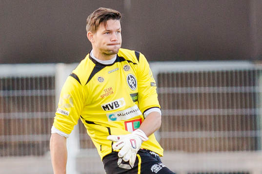 Landskronas målvakt Jonas Sandqvist