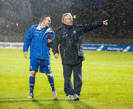 Islands förbundskapten Lars Lagerbäck