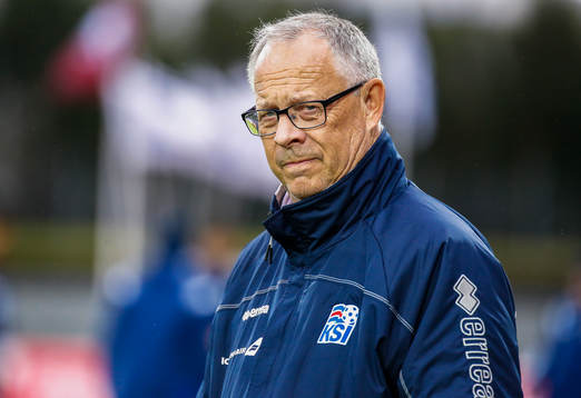 Islands Förbundskapten Lars Lagerbäck