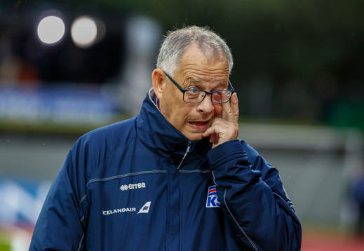 Islands Förbundskapten Lars Lagerbäck