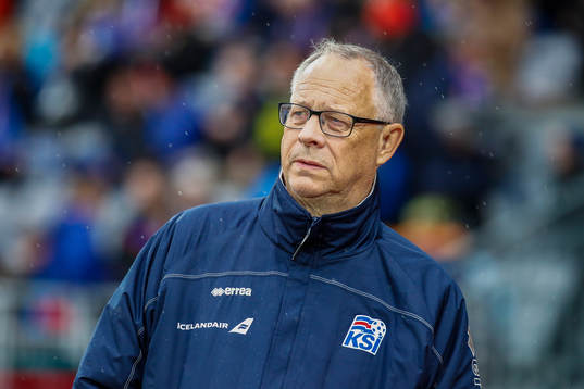 Islands Förbundskapten Lars Lagerbäck