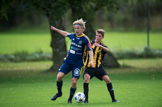 i matchen i juniorallsvenskan mellan IFK Hässleholm och
