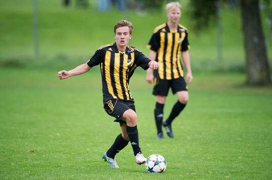 i matchen i juniorallsvenskan mellan IFK Hässleholm och