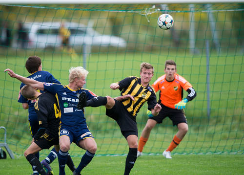 i matchen i juniorallsvenskan mellan IFK Hässleholm och