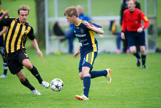 i matchen i juniorallsvenskan mellan IFK Hässleholm och