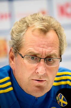 Sveriges förbundskapten Erik Hamrén