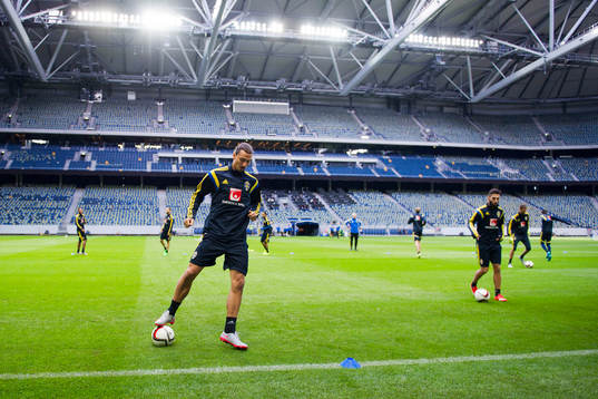 Zlatan Ibrahimovic på Friends arena
