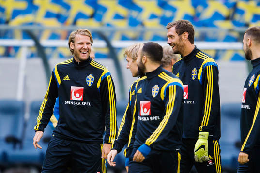 Ola Toivonen, Abdul Khalili, Emil Forsberg och Andreas