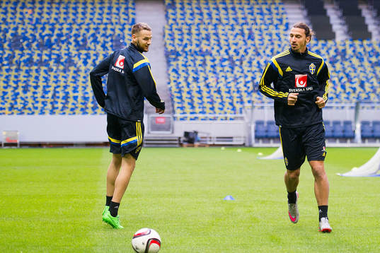 Alexander Milosevic och Zlatan Ibrahimovic