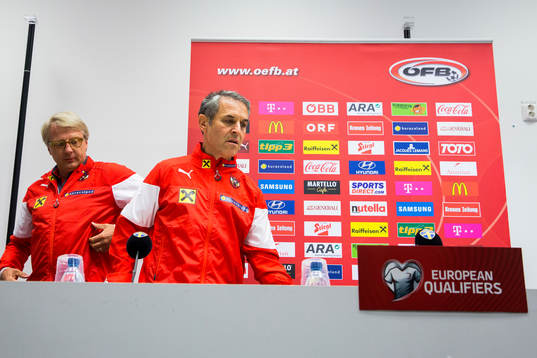 Österrikes förbundskapten Marcel Koller