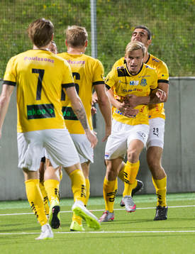 Lunds Jesper Rindmo jublar