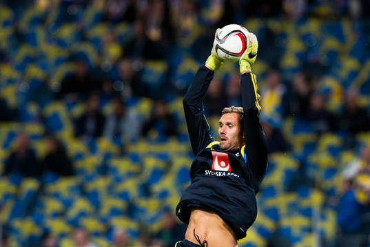 Sveriges målvakt Andreas Isaksson