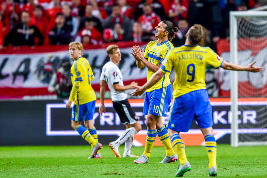 Sveriges Zlatan Ibrahimovic deppar