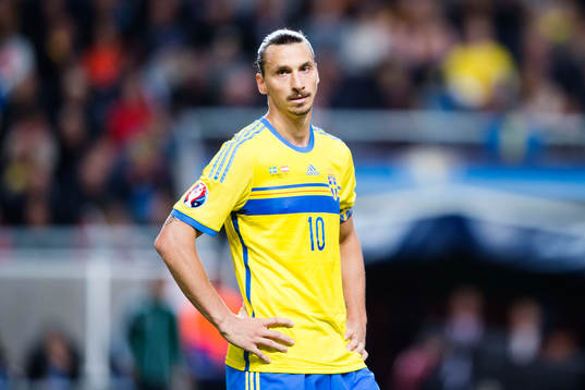 Sveriges Zlatan Ibrahimovic deppar
