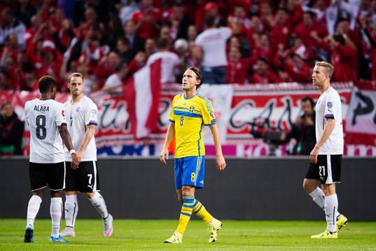 Sveriges Albin Ekdal deppar