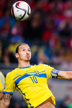 Sveriges Zlatan Ibrahimovic
