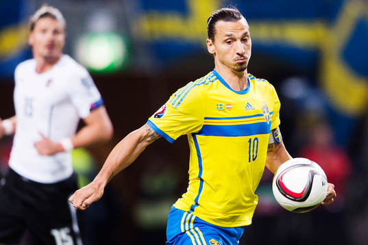 Sveriges Zlatan Ibrahimovic