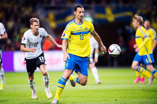 Sveriges Zlatan Ibrahimovic