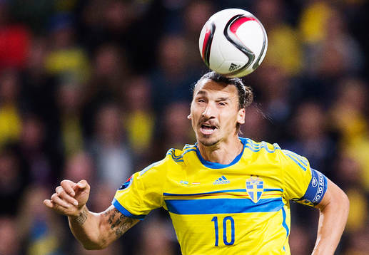 Sveriges Zlatan Ibrahimovic