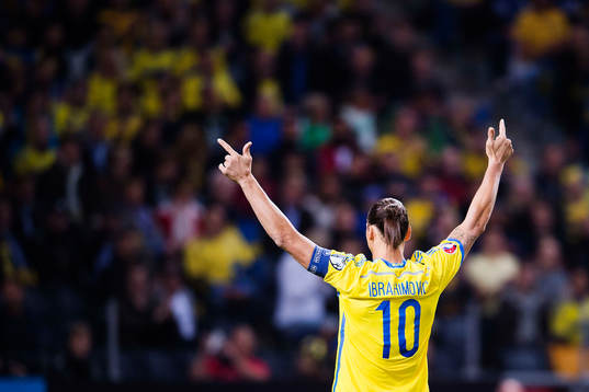 Sveriges Zlatan Ibrahimovic