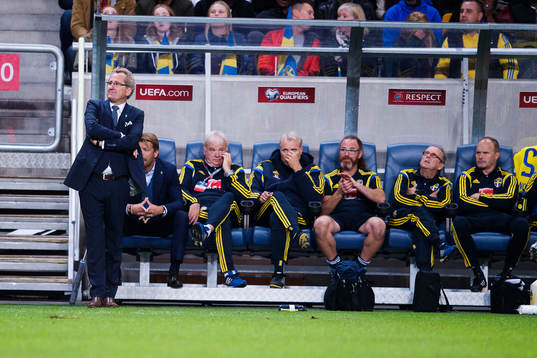 Sveriges förbundskapten Erik Hamrén