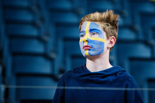 En supporter deppar