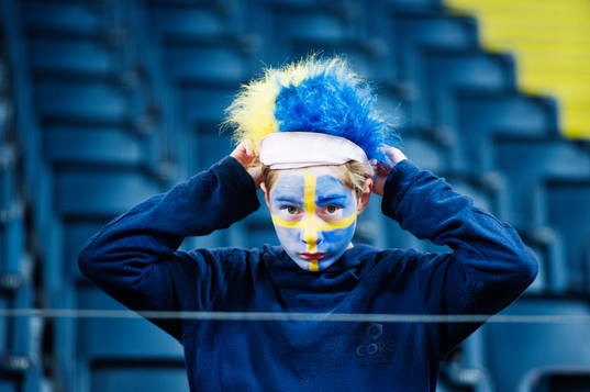 En supporter deppar
