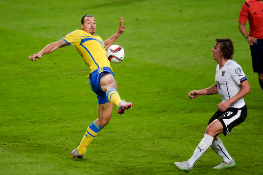 Sveriges Zlatan Ibrahimovic
