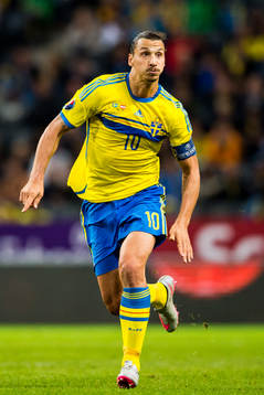 Sveriges Zlatan Ibrahimovic