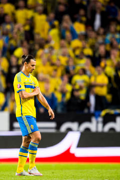 Sveriges Zlatan Ibrahimovic deppar