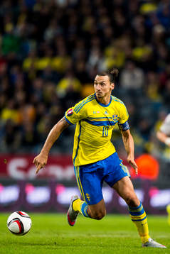 Sveriges Zlatan Ibrahimovic