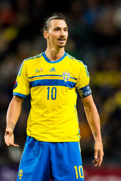 Sveriges Zlatan Ibrahimovic
