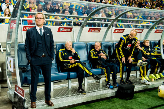 Sveriges förbundskapten Erik Hamrén