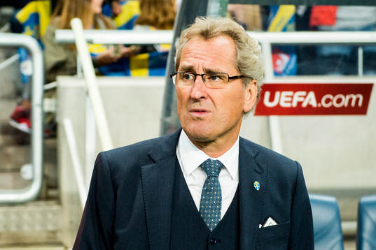 Sveriges förbundskapten Erik Hamrén