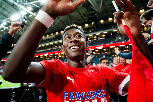 Österrikes David Alaba tackar publiken
