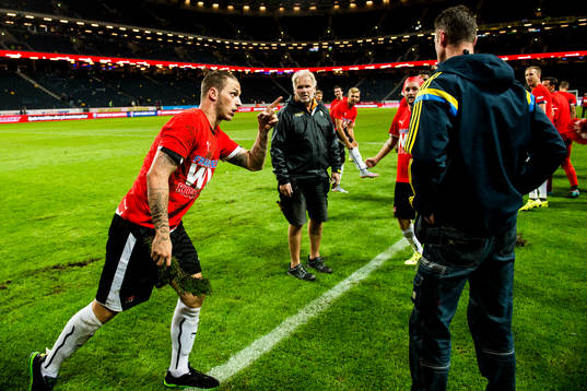 Irriterat mellan Österrikes Marko Arnautovic och