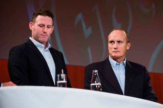 s Ryan Whitney och tränare Larry Huras