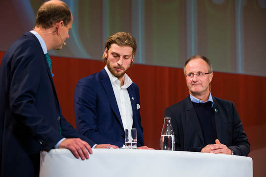 Rögles Christopher Liljewall och tränare Anders Eldebrink