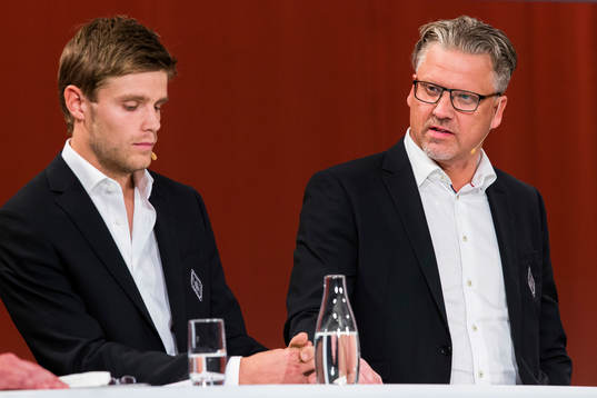 Karlskronas Anton Grudel och tränare Per Hånberg