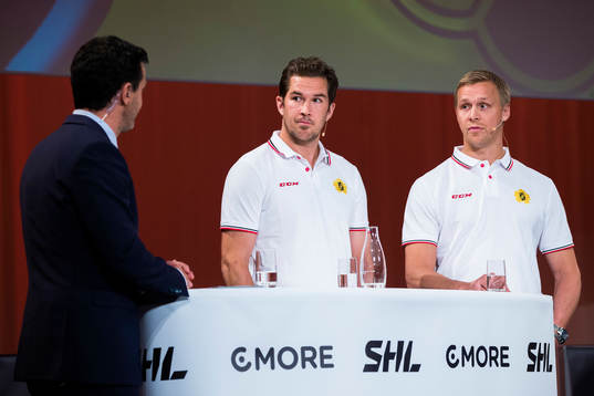 Skellefteås Jimmie Ericsson och tränare Hans Wallson