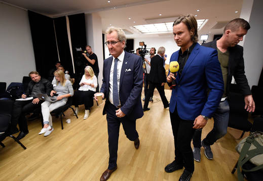 Sveriges förbundskapten Erik Hamrén