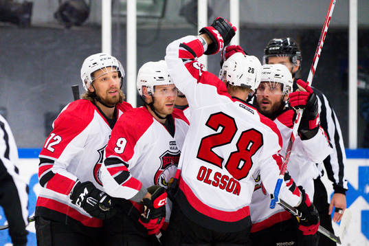 Malmö Redhawks Fredrik Storm jublar