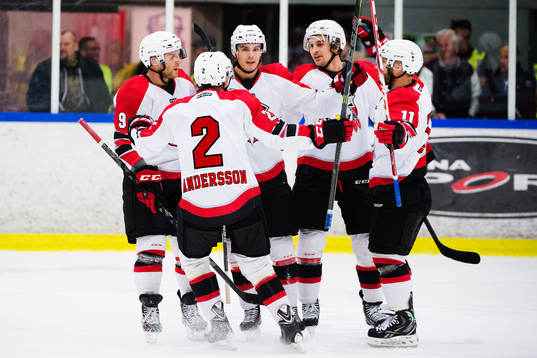 Malmö Redhawks Erik Andersson, Henrik Hetta, Nils